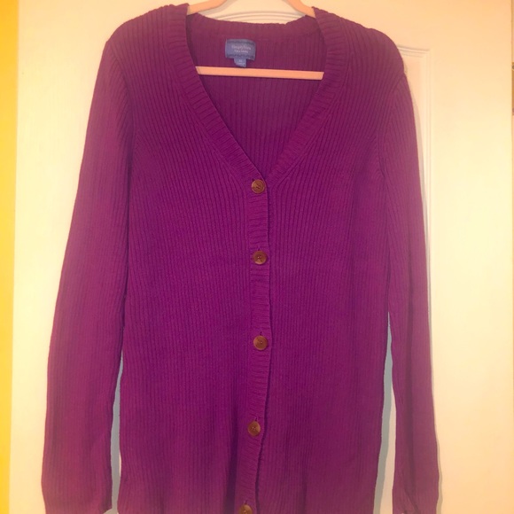 Simply Vera Vera Wang Sweaters - Simply Vera Vera Wang purple cardigan